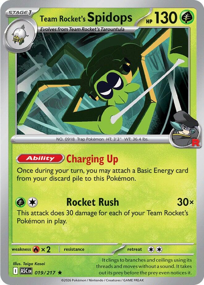 Team Rocket's Spidops (019/217) [Mega Evolution: Ascended Heroes] Pokémon