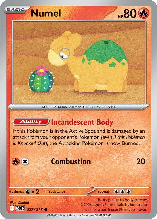 Numel (027/217) [Mega Evolution: Ascended Heroes] Pokémon