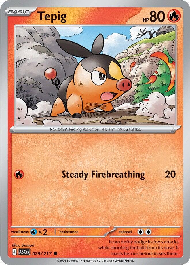 Tepig (029/217) [Mega Evolution: Ascended Heroes] Pokémon