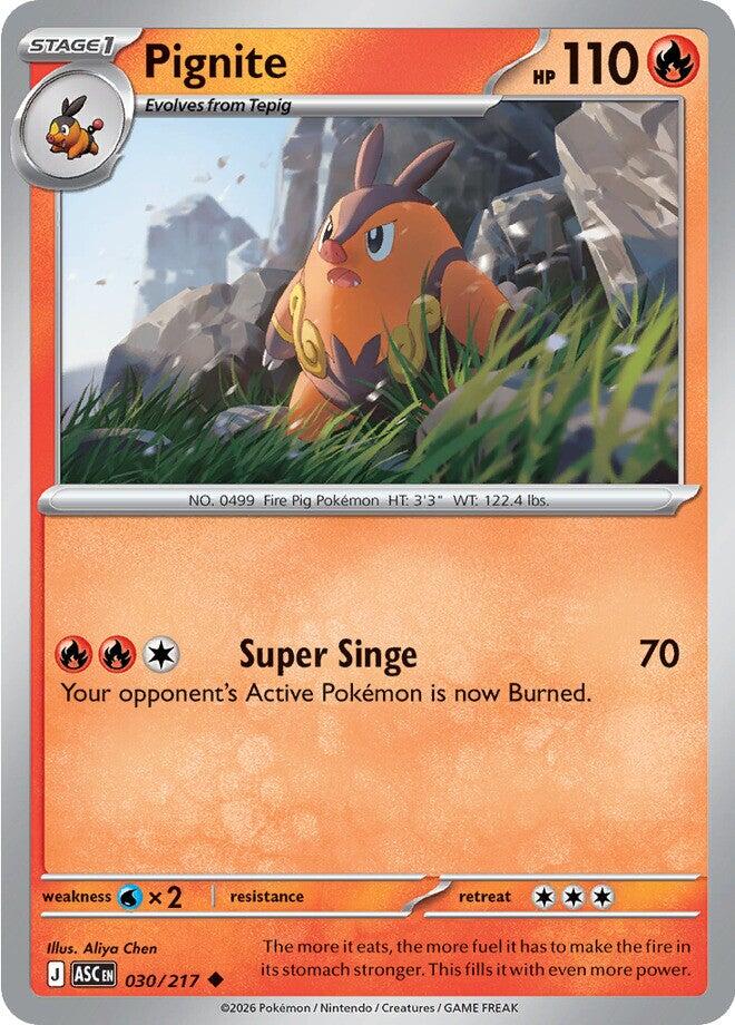 Pignite (030/217) [Mega Evolution: Ascended Heroes] Pokémon
