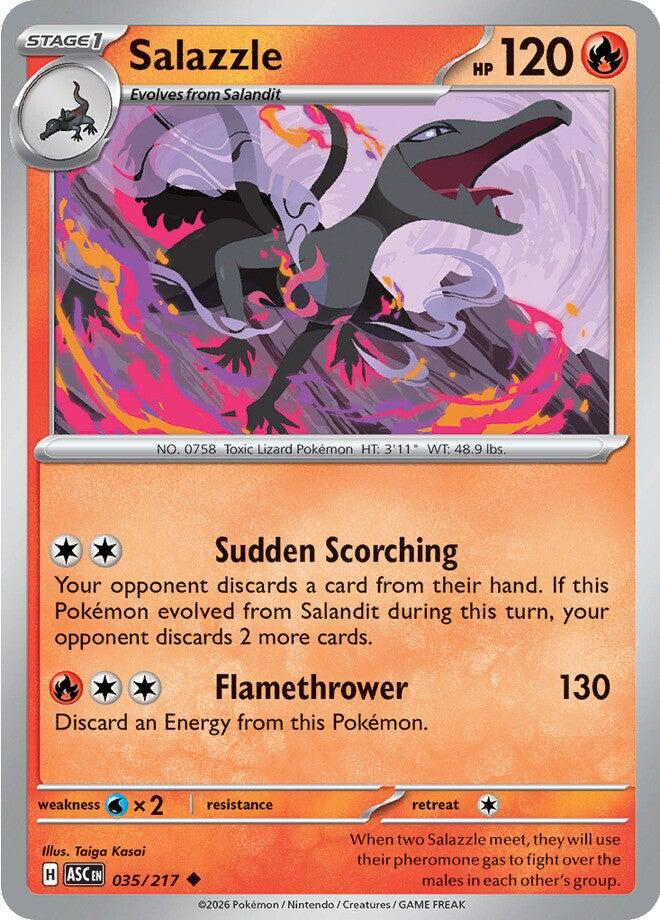 Salazzle (035/217) [Mega Evolution: Ascended Heroes] Pokémon