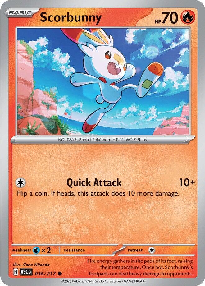 Scorbunny (036/217) [Mega Evolution: Ascended Heroes] Pokémon