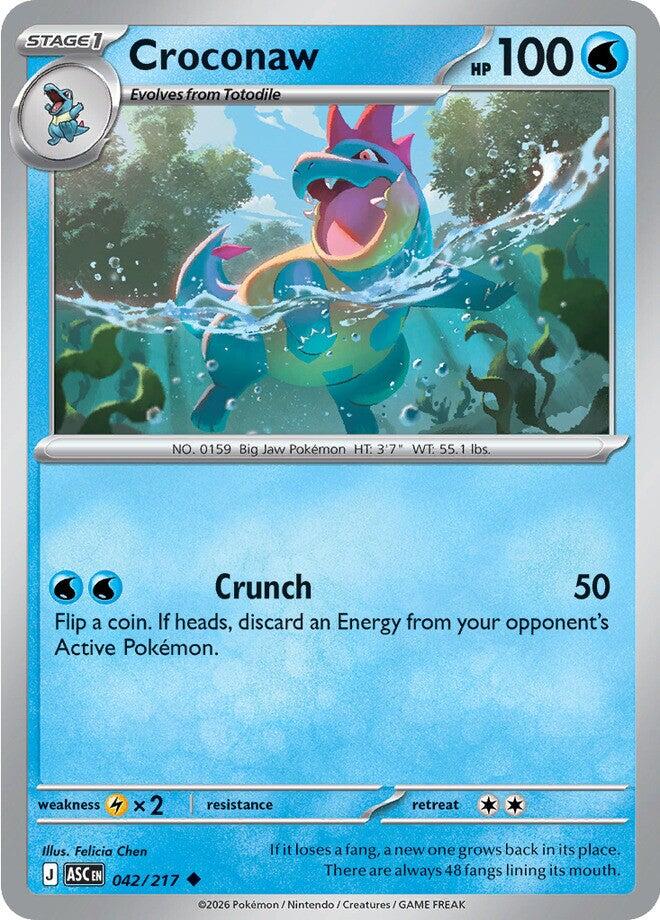 Croconaw (042/217) [Mega Evolution: Ascended Heroes] Pokémon