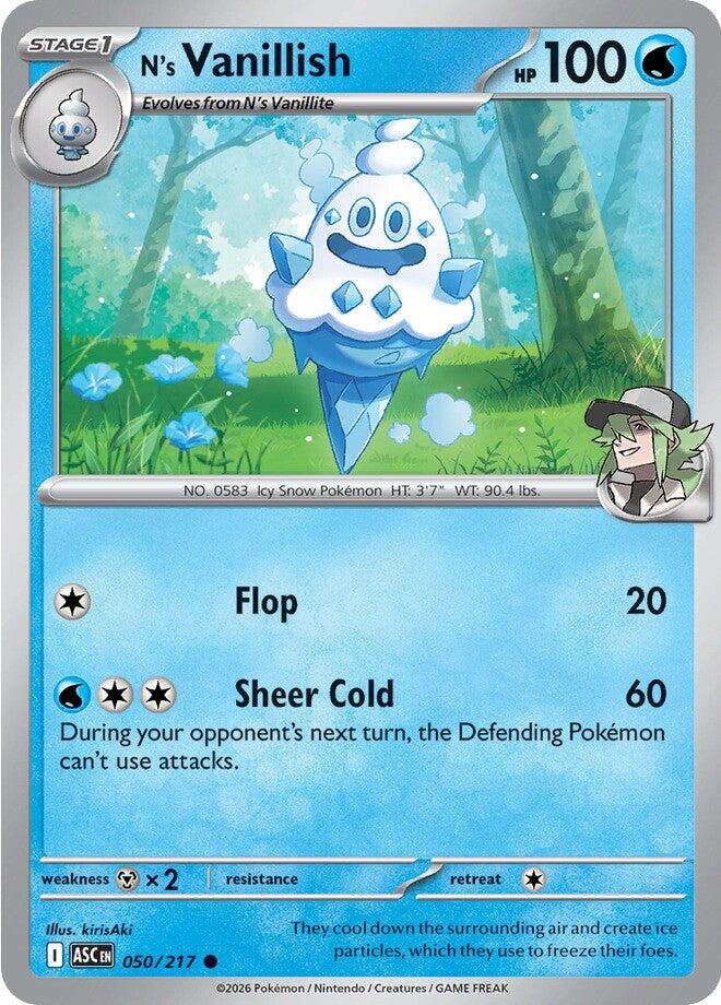 N's Vanillish (050/217) [Mega Evolution: Ascended Heroes] Pokémon
