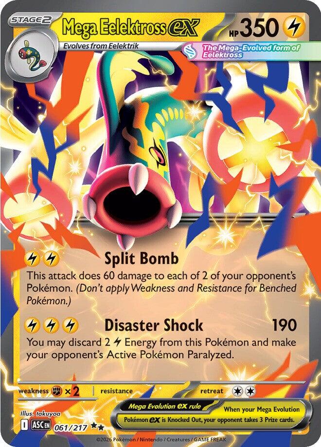 Mega Eelektross ex (061/217) [Mega Evolution: Ascended Heroes] Pokémon