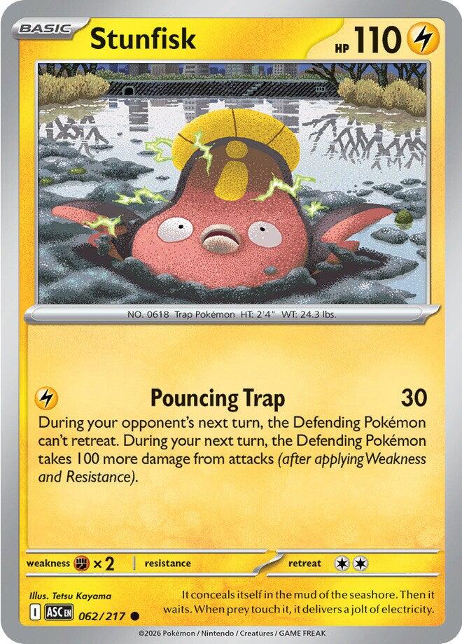 Stunfisk (062/217) [Mega Evolution: Ascended Heroes] Pokémon