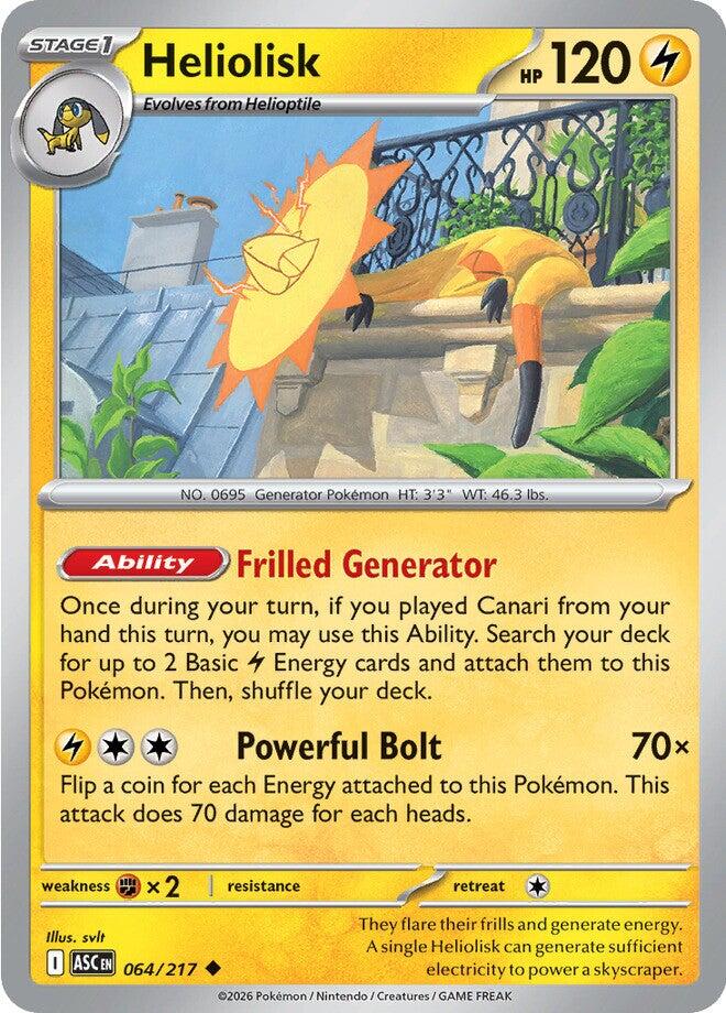 Heliolisk (064/217) [Mega Evolution: Ascended Heroes] Pokémon