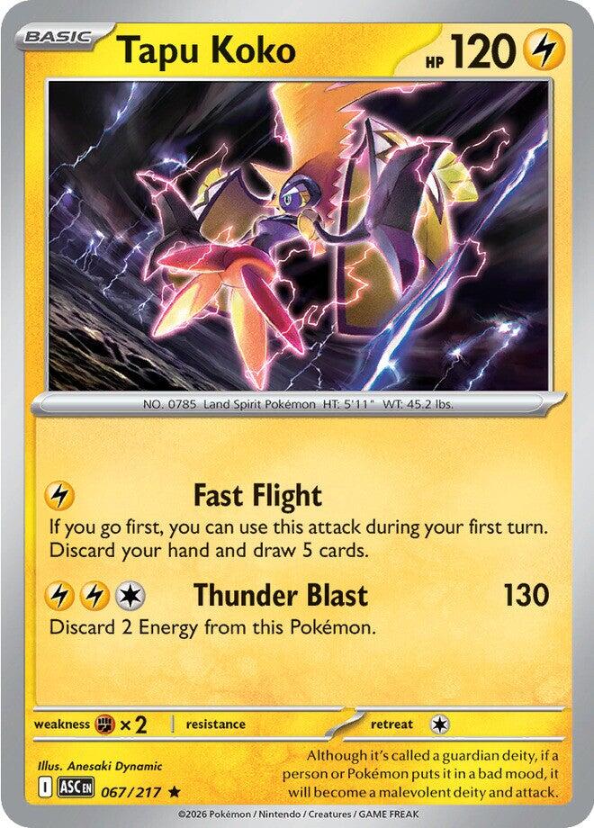 Tapu Koko (067/217) [Mega Evolution: Ascended Heroes] Pokémon