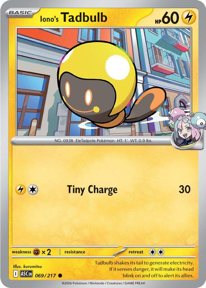 Iono's Tadbulb (069/217) [Mega Evolution: Ascended Heroes] Pokémon