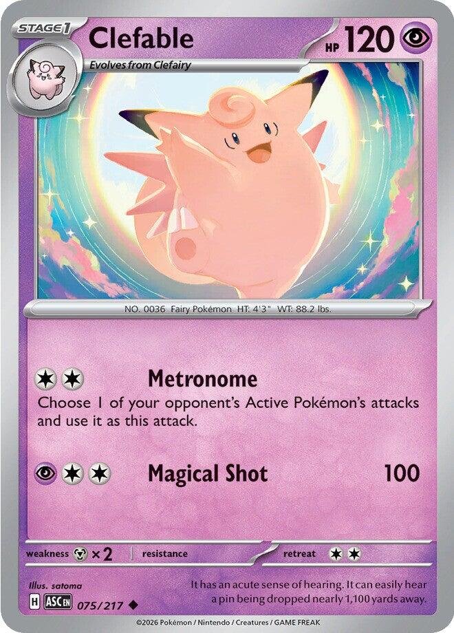 Clefable (075/217) [Mega Evolution: Ascended Heroes] Pokémon
