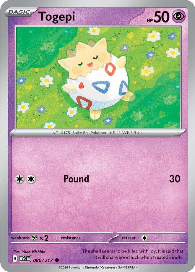 Togepi (080/217) [Mega Evolution: Ascended Heroes] Pokémon