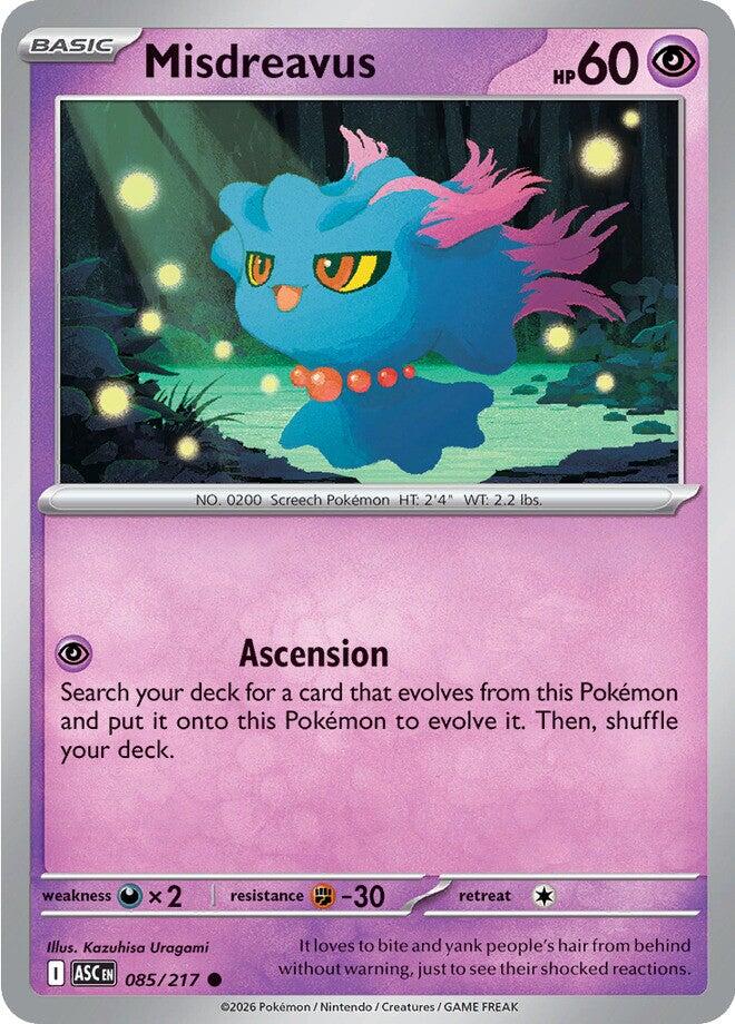 Misdreavus (085/217) [Mega Evolution: Ascended Heroes] Pokémon