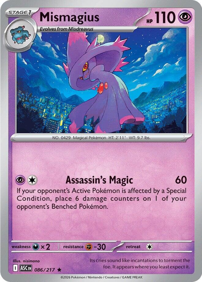 Mismagius (086/217) [Mega Evolution: Ascended Heroes] Pokémon