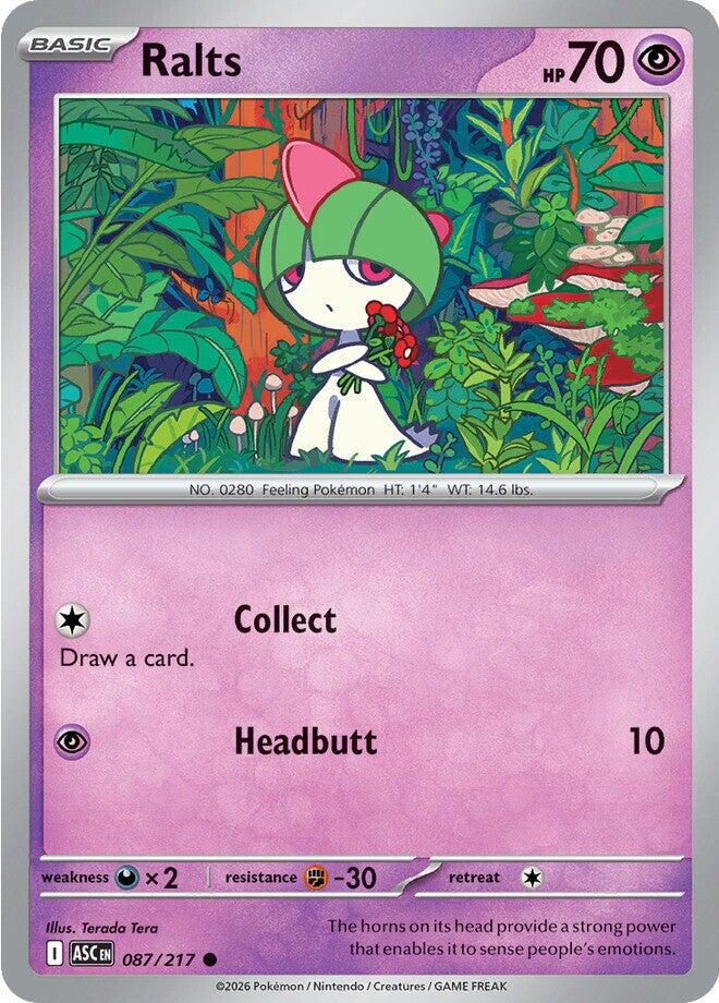 Ralts (087/217) [Mega Evolution: Ascended Heroes] Pokémon