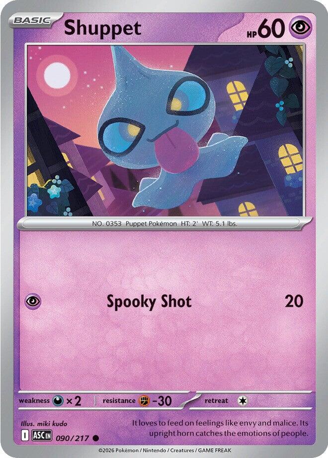 Shuppet (090/217) [Mega Evolution: Ascended Heroes] Pokémon