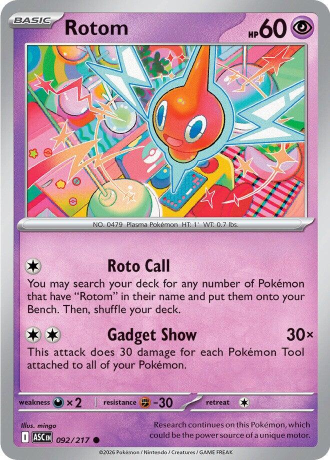 Rotom (092/217) [Mega Evolution: Ascended Heroes] Pokémon
