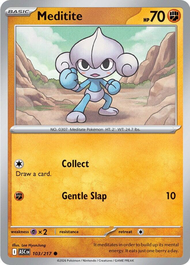 Meditite (103/217) [Mega Evolution: Ascended Heroes] Pokémon