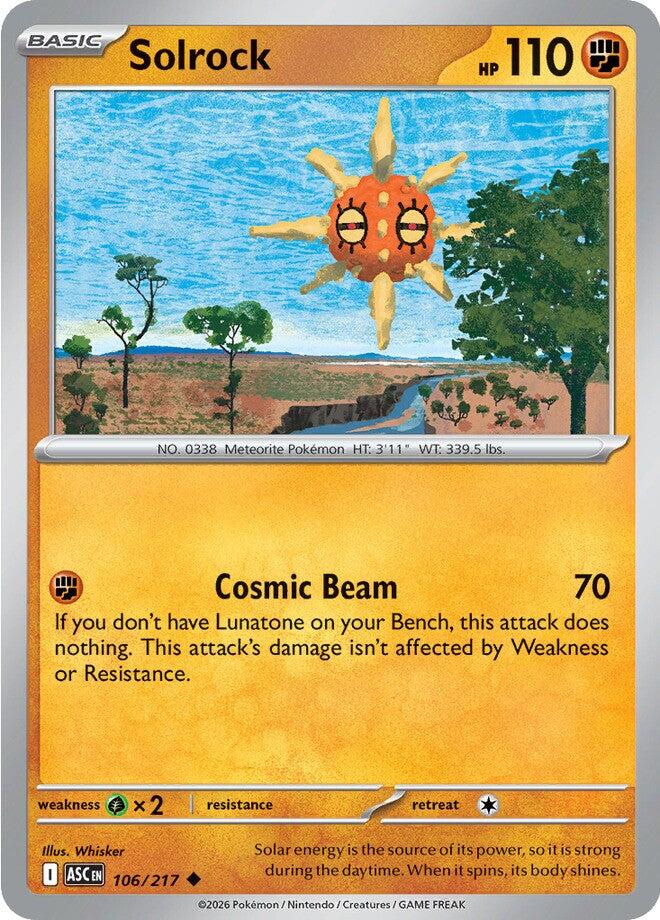 Solrock (106/217) [Mega Evolution: Ascended Heroes] Pokémon