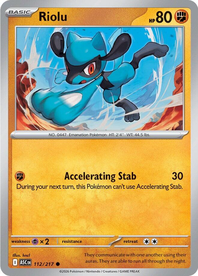 Riolu (112/217) [Mega Evolution: Ascended Heroes] Pokémon
