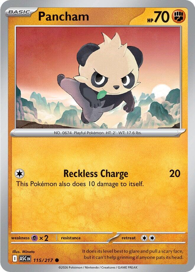 Pancham (115/217) [Mega Evolution: Ascended Heroes] Pokémon