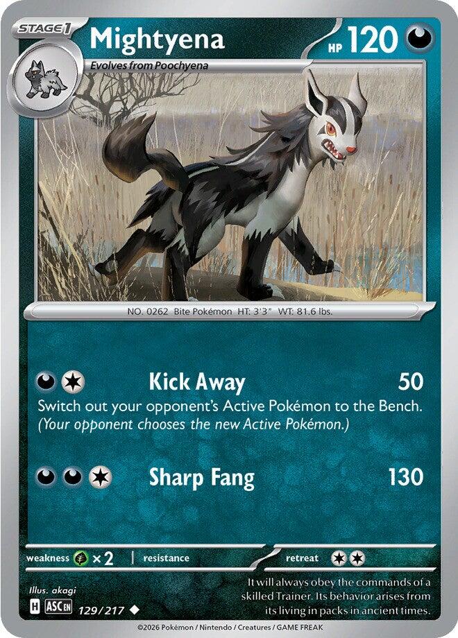 Mightyena (129/217) [Mega Evolution: Ascended Heroes] Pokémon