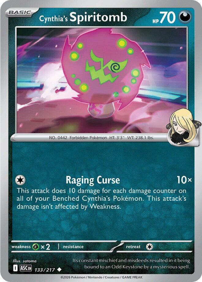 Cynthia's Spiritomb (133/217) [Mega Evolution: Ascended Heroes] Pokémon