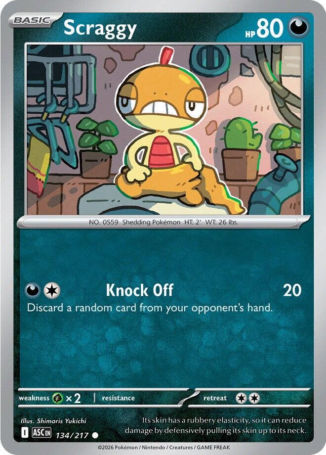 Scraggy (134/217) [Mega Evolution: Ascended Heroes] Pokémon