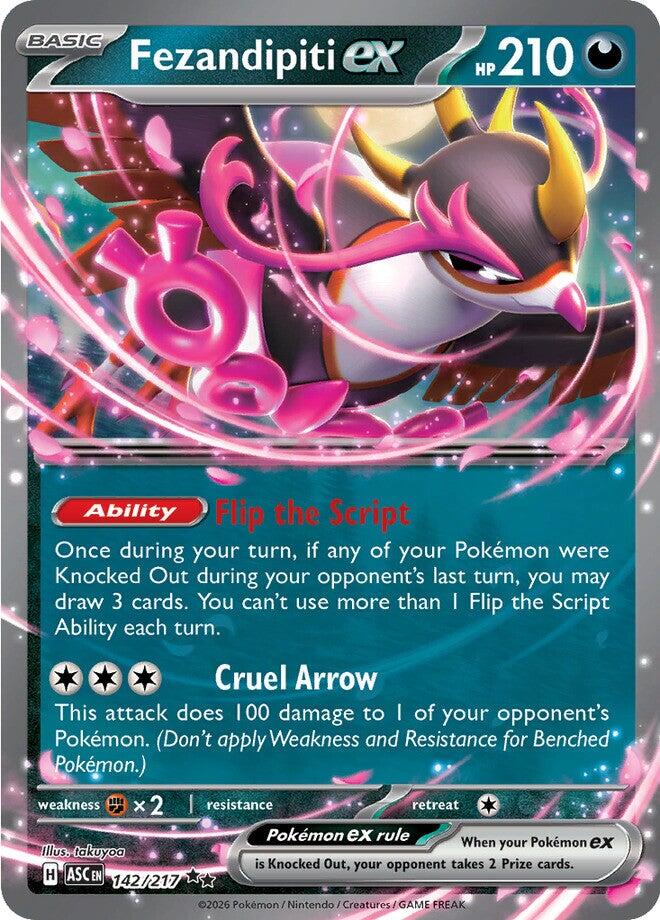 Fezandipiti ex (142/217) [Mega Evolution: Ascended Heroes] Pokémon