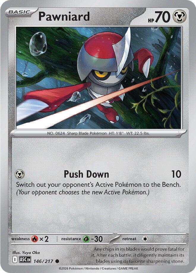 Pawniard (146/217) [Mega Evolution: Ascended Heroes] Pokémon