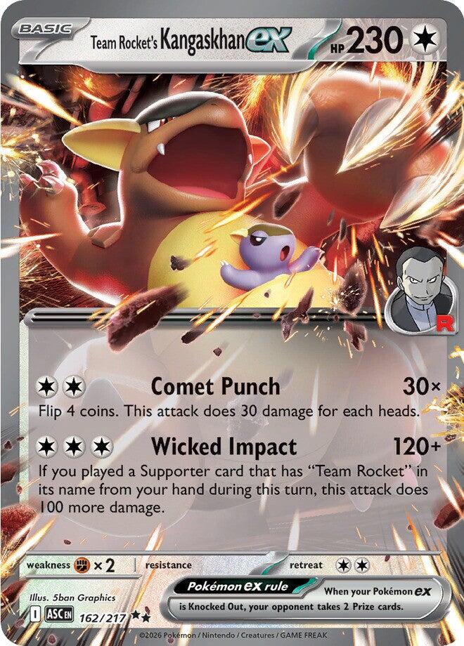 Team Rocket's Kangaskhan ex (162/217) [Mega Evolution: Ascended Heroes] Pokémon
