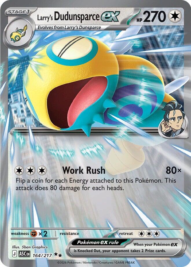 Larry's Dudunsparce ex (164/217) [Mega Evolution: Ascended Heroes] Pokémon