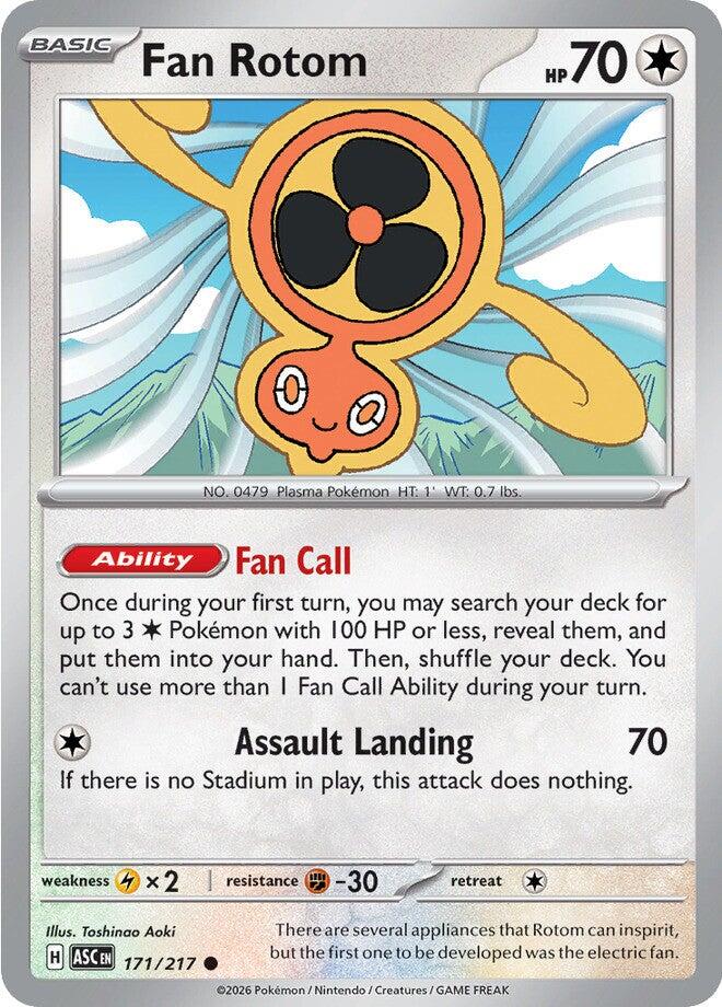 Fan Rotom (171/217) [Mega Evolution: Ascended Heroes] Pokémon