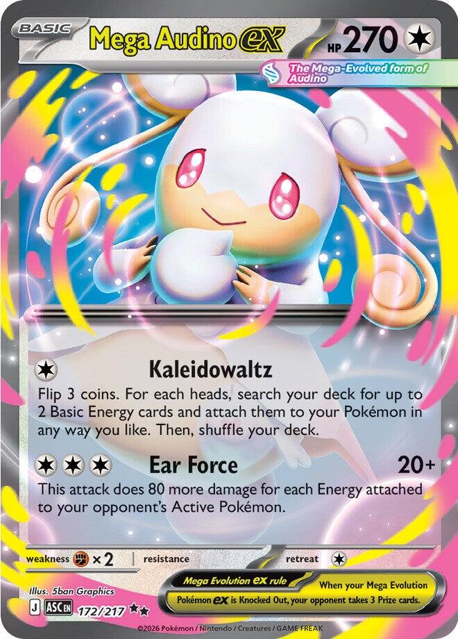 Mega Audino ex (172/217) [Mega Evolution: Ascended Heroes] Pokémon