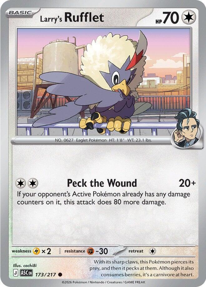 Larry's Rufflet (173/217) [Mega Evolution: Ascended Heroes] Pokémon