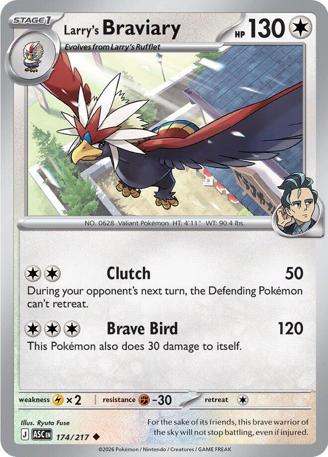 Larry's Braviary (174/217) [Mega Evolution: Ascended Heroes] Pokémon