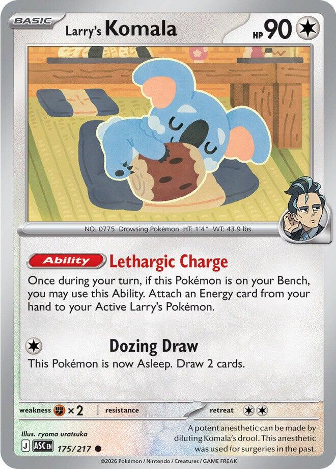 Larry's Komala (175/217) [Mega Evolution: Ascended Heroes] Pokémon