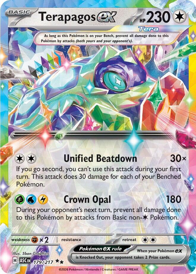 Terapagos ex (179/217) [Mega Evolution: Ascended Heroes] Pokémon