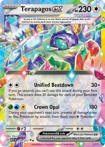 Terapagos ex (179/217) [Mega Evolution: Ascended Heroes] Pokémon