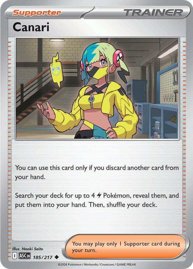Canari (185/217) [Mega Evolution: Ascended Heroes] Pokémon