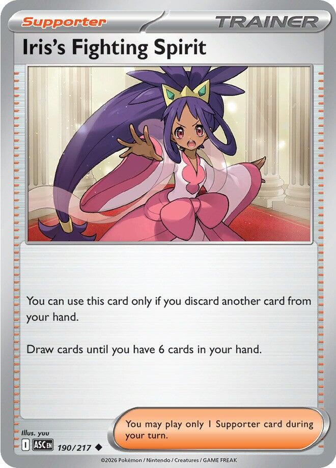 Iris's Fighting Spirit (190/217) [Mega Evolution: Ascended Heroes] Pokémon