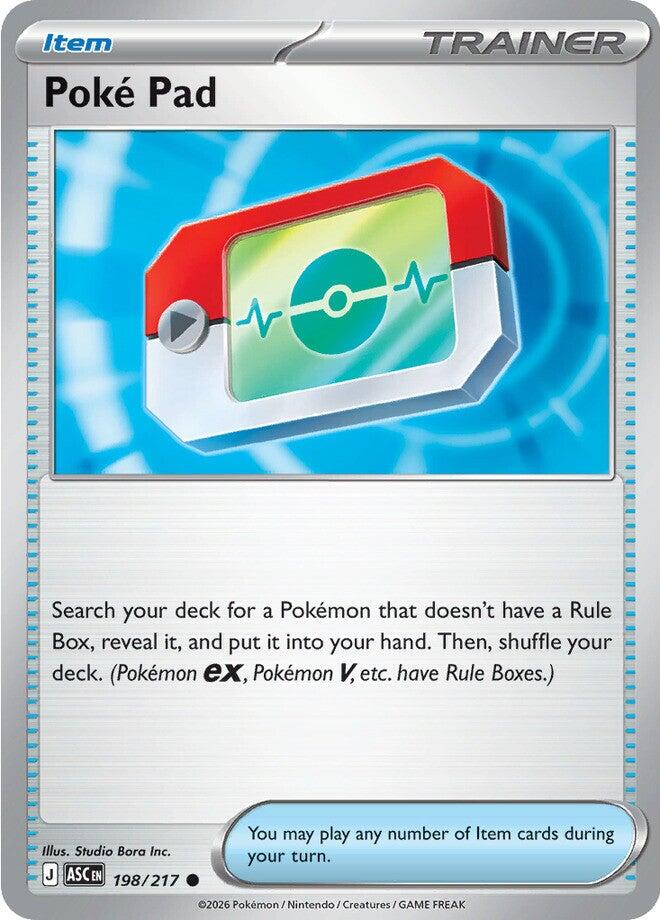 Poke Pad (198/217) (Reverse Holo) [Mega Evolution: Ascended Heroes] Pokémon