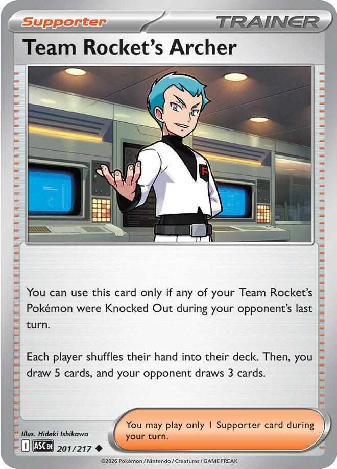 Team Rocket's Archer (201/217) [Mega Evolution: Ascended Heroes] Pokémon