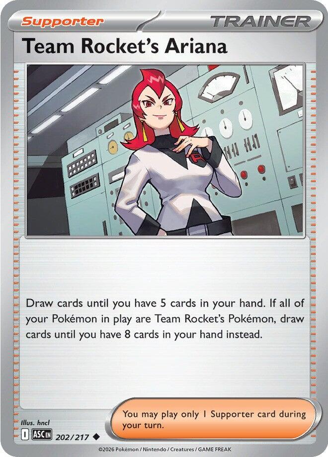Team Rocket's Ariana (202/217) [Mega Evolution: Ascended Heroes] Pokémon