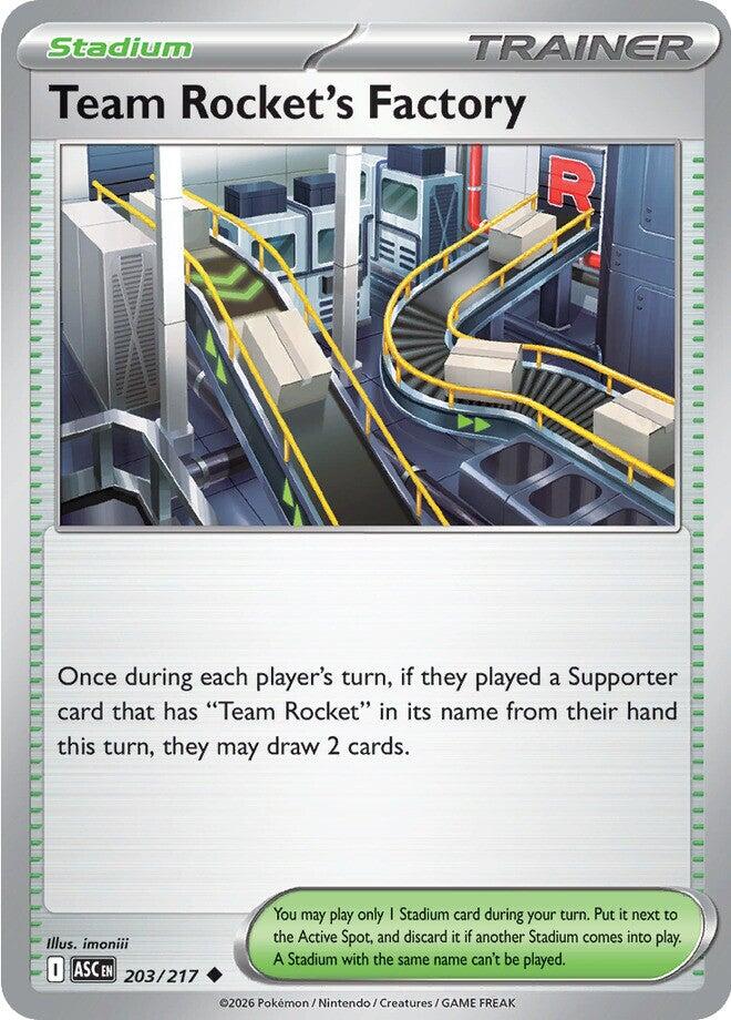 Team Rocket's Factory (203/217) [Mega Evolution: Ascended Heroes] Pokémon