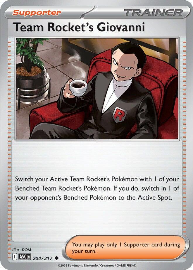 Team Rocket's Giovanni (204/217) [Mega Evolution: Ascended Heroes] Pokémon