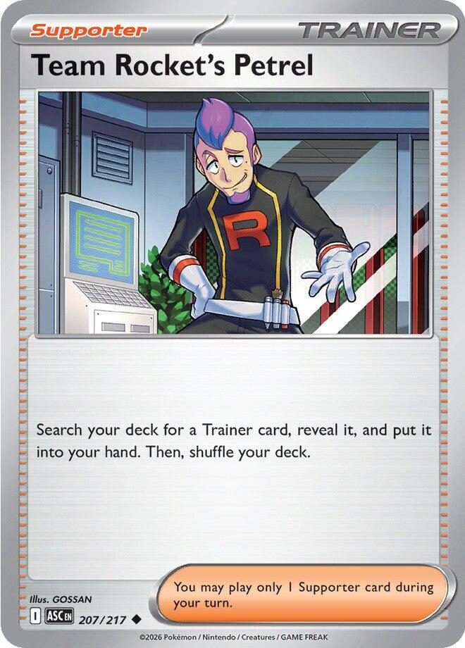 Team Rocket's Petrel (207/217) [Mega Evolution: Ascended Heroes] Pokémon