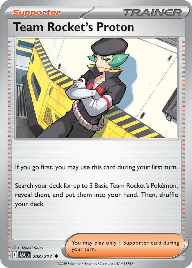Team Rocket's Proton (208/217) [Mega Evolution: Ascended Heroes] Pokémon
