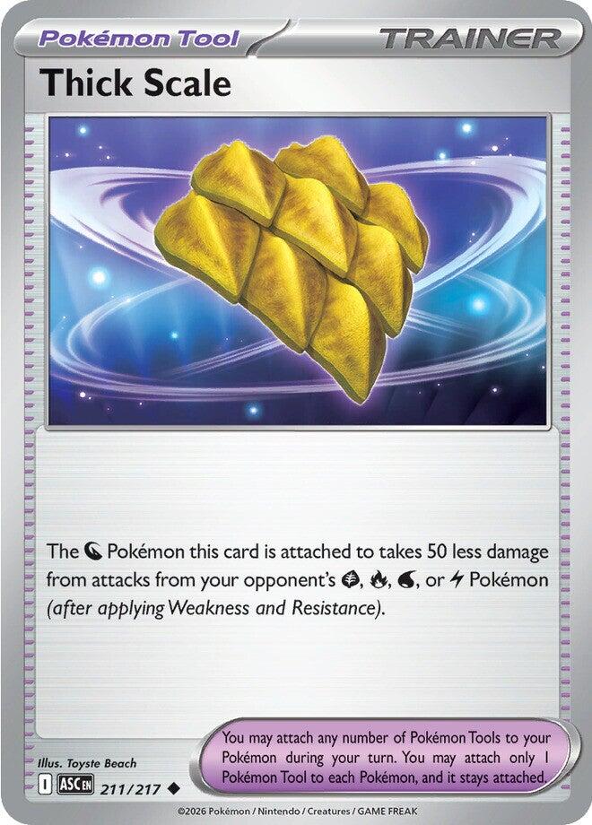 Thick Scale (211/217) [Mega Evolution: Ascended Heroes] Pokémon
