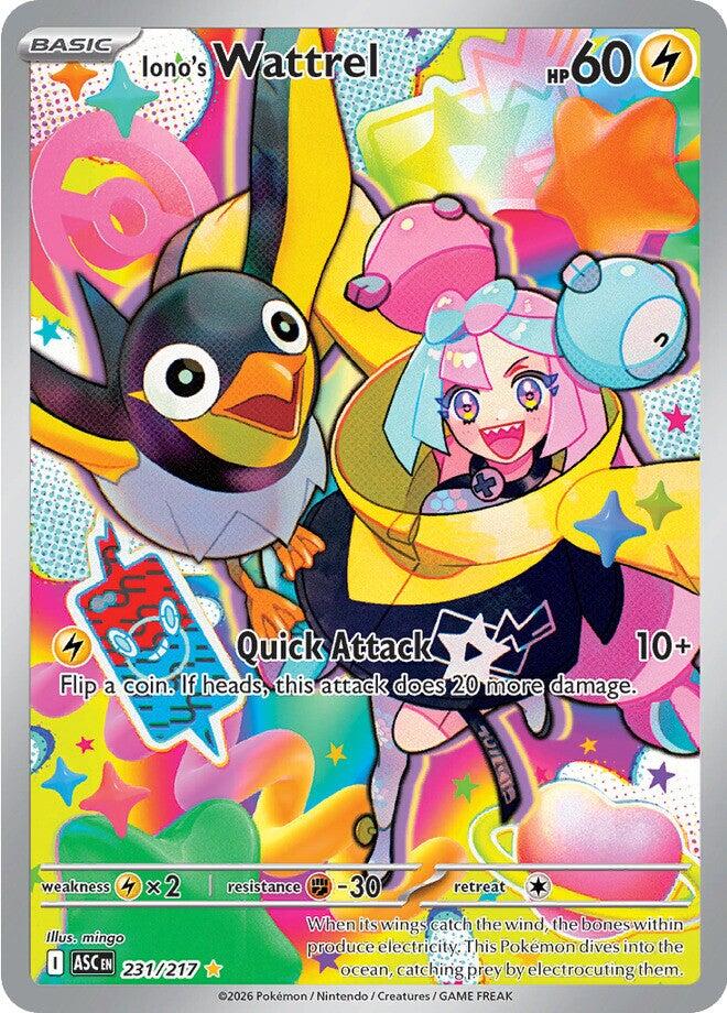 Iono's Wattrel (231/217) [Mega Evolution: Ascended Heroes] Pokémon