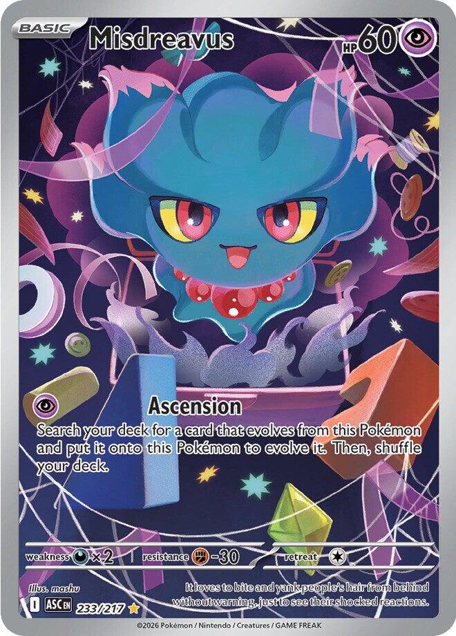 Misdreavus (233/217) [Mega Evolution: Ascended Heroes] Pokémon